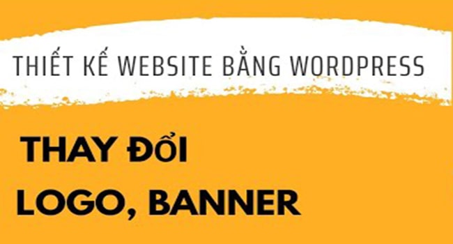 Dễ dàng thay đổi banner, logo